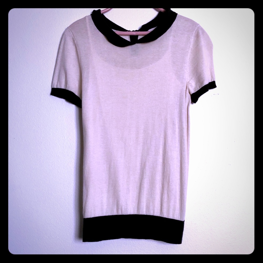 Mid Century Style Short Sleeve Blouse | LOFT